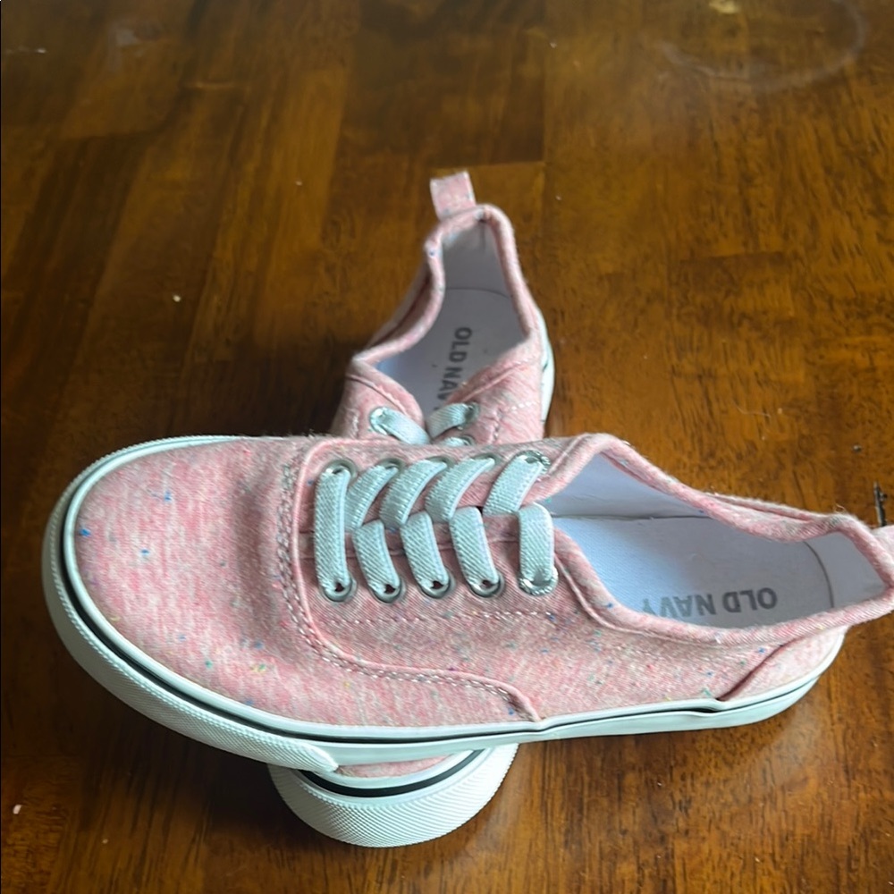 Old Navy Pink Canvas Sneakers Low-Top